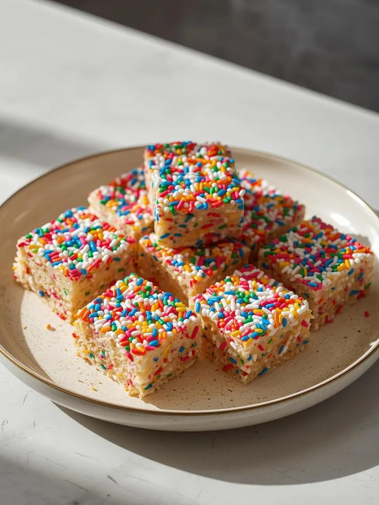 Birthday Cake Sprinkle Bars