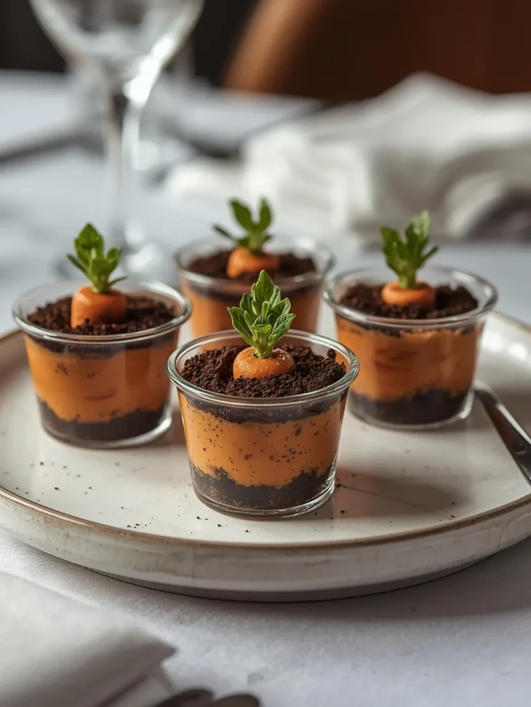 Carrot Patch Dirt Cups