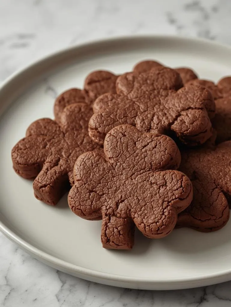 Chocolate Cookie Shamrocks