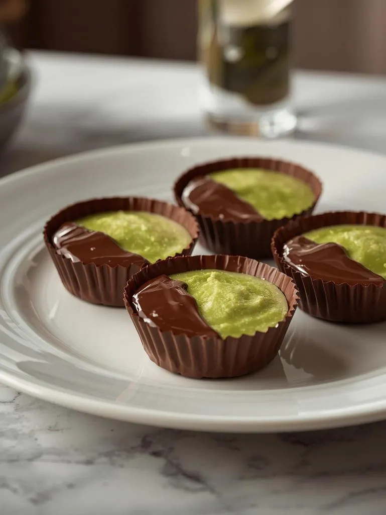 Chocolate Dipped Key Lime Cups