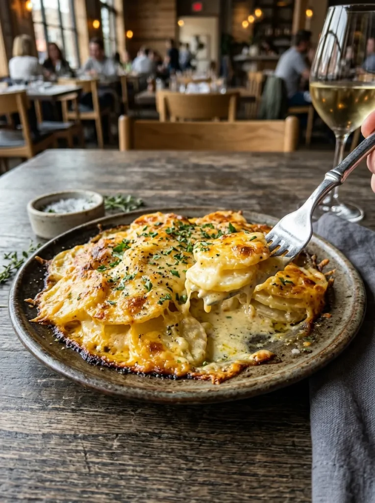 Classic Cheddar Herb Scalloped Potatoes