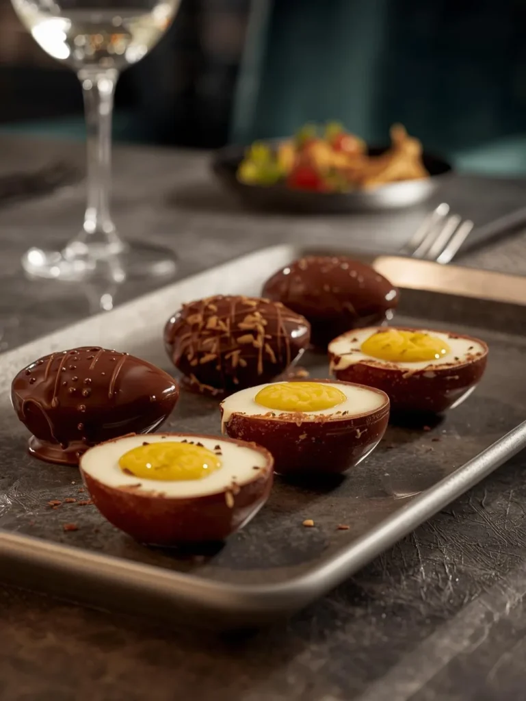 Classic Chocolate Dipped Eggs