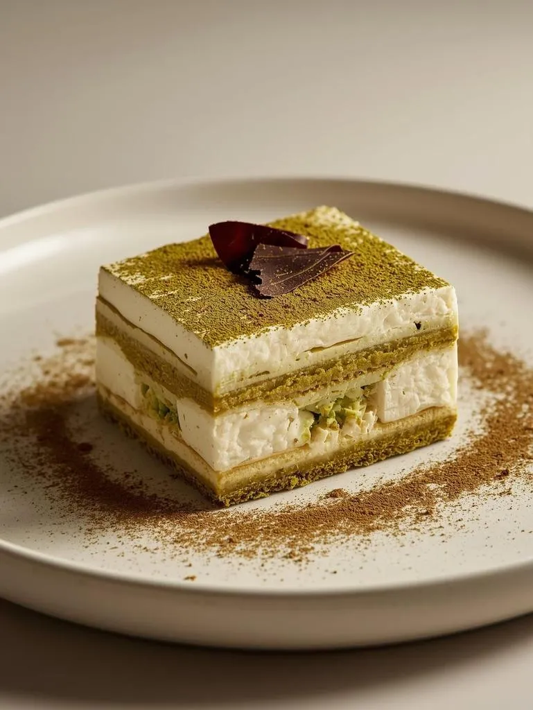 Coconut Matcha Tiramisu
