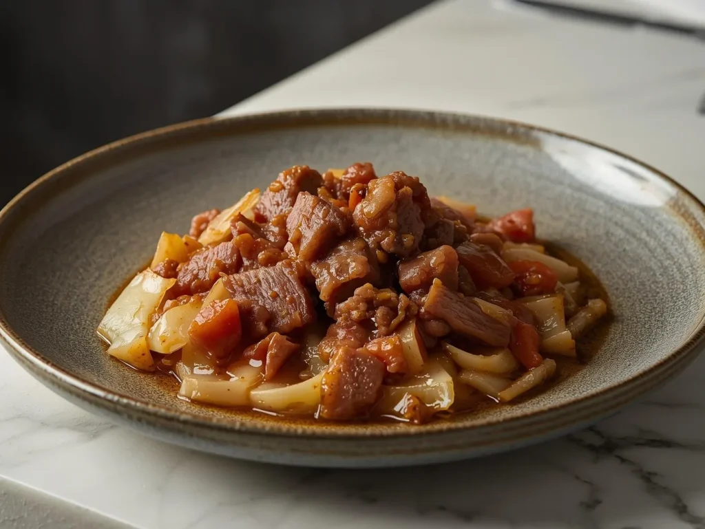 Corned Beef Hash With Cabbage