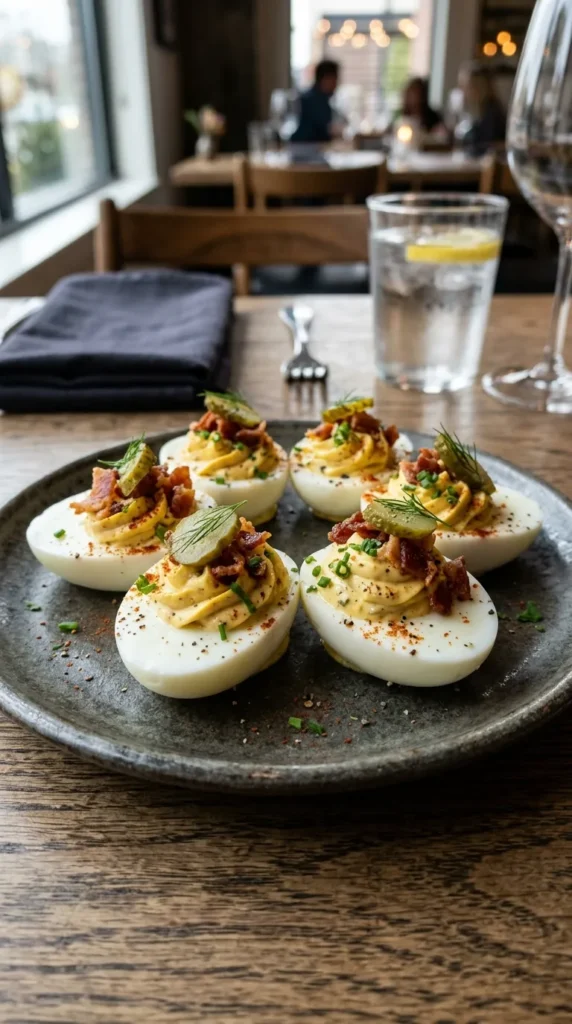 Deviled Bacon Pickle Eggs Deviled Dill Pickle Eggs