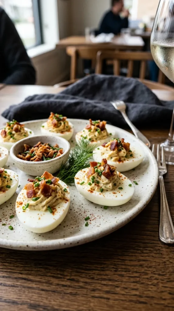Deviled Ranch Bacon Eggs