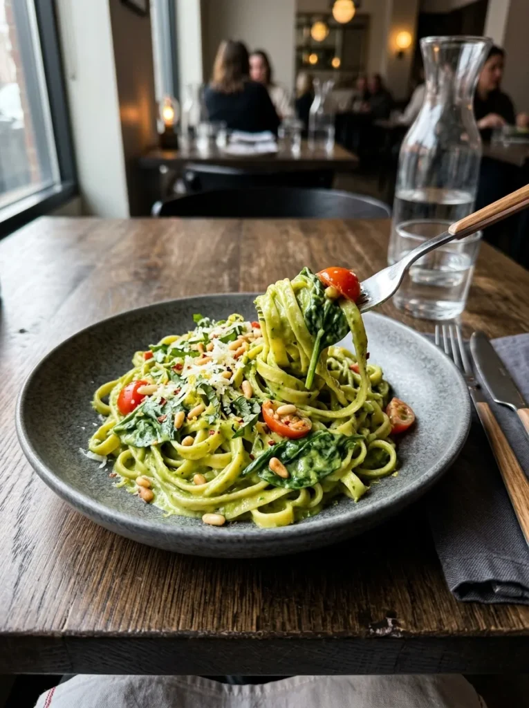 Diet Specific With Creamy Avocado Spinach Pasta