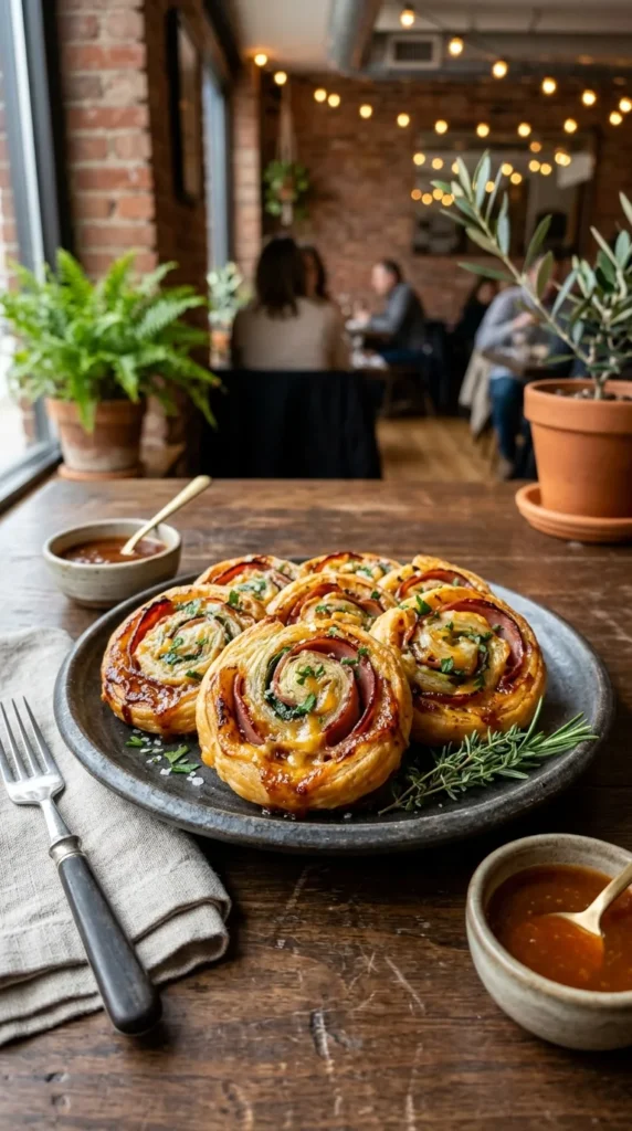 Easter Bbq Ham Pinwheels