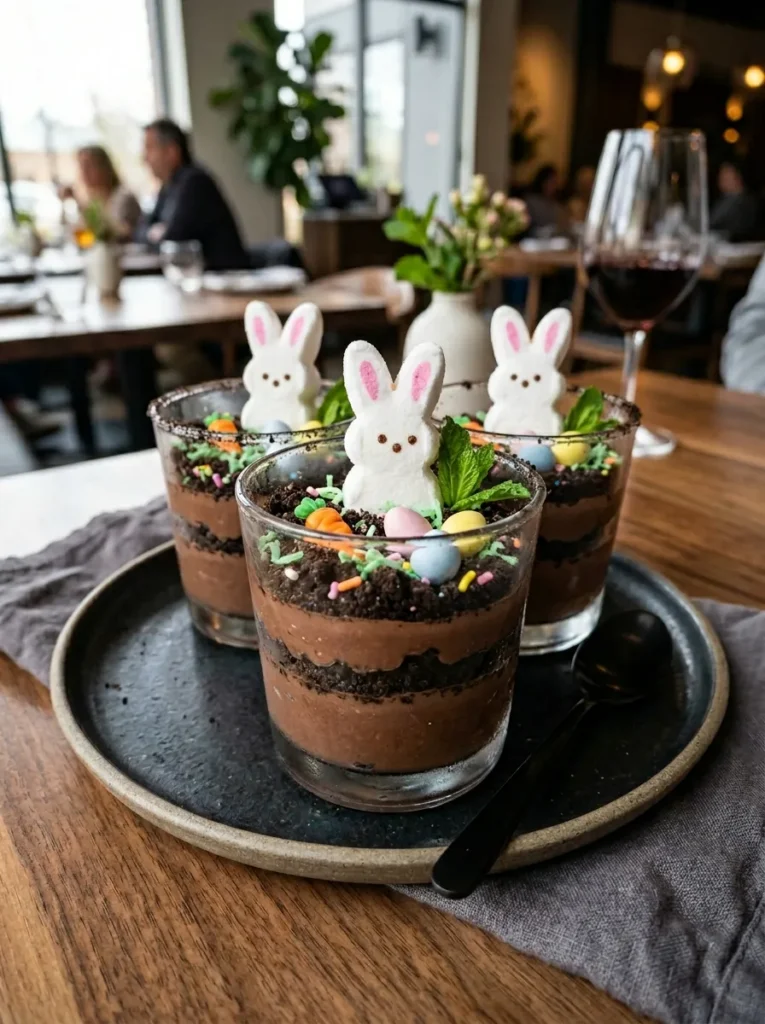 Easter Bunny Dirt Cups