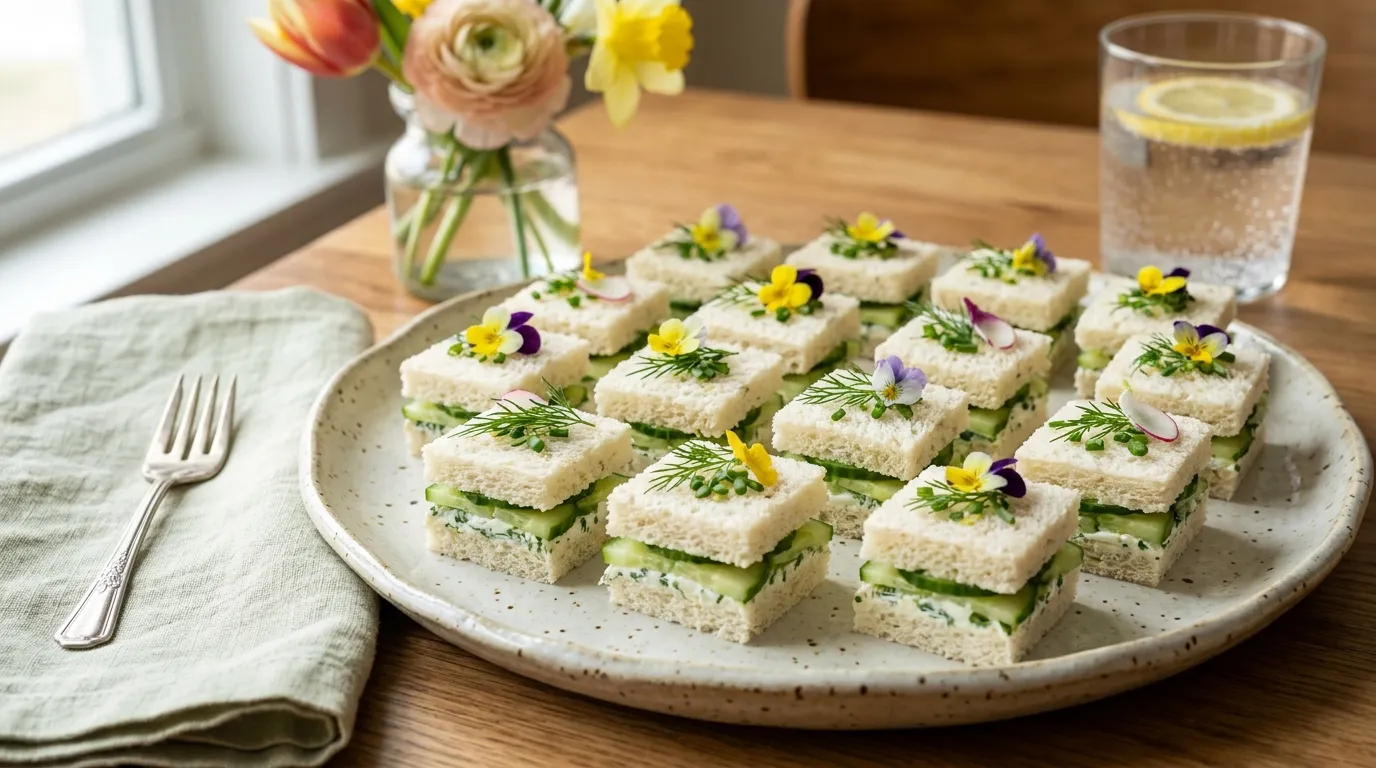 Best Easter Cucumber Sandwich Bites: How to Make Easy Spring Party Appetizers at Home