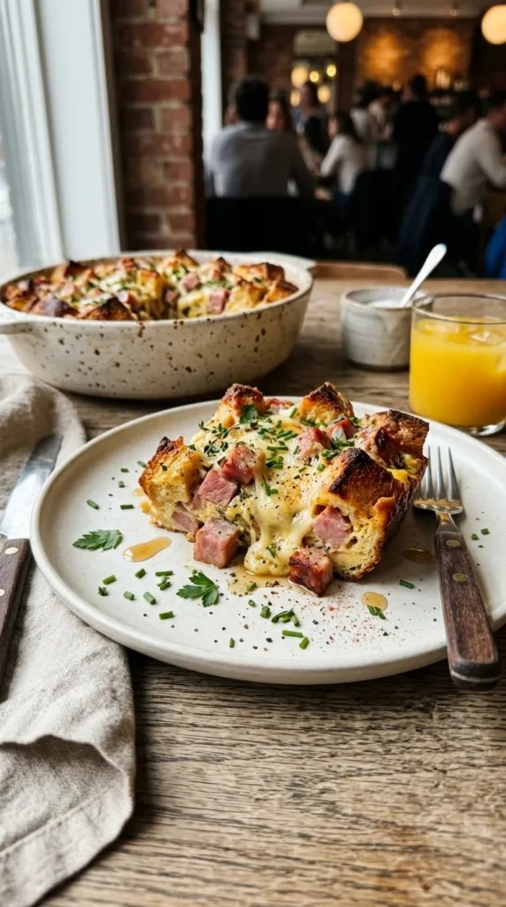 Easter French Toast Ham Casserole Easter Ham and Cheese Breakfast Casserole