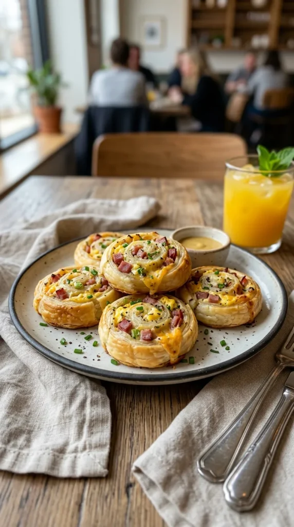 Easter Ham Breakfast Pinwheels