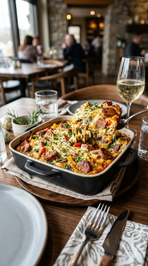 Easter Sausage And Ham Casserole