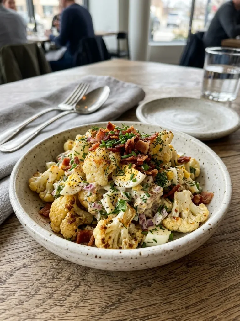 Easter Sides Cauliflower Potato Salad
