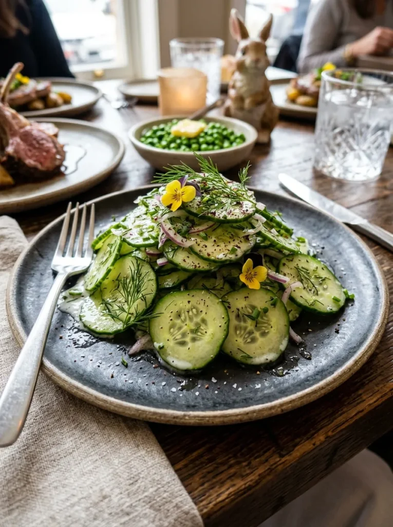 Easter Sides With Cucumber Dill Salad
