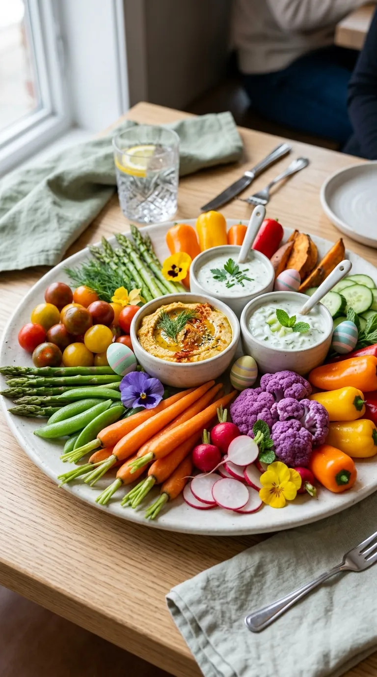 Easter Spring Veggie Platter