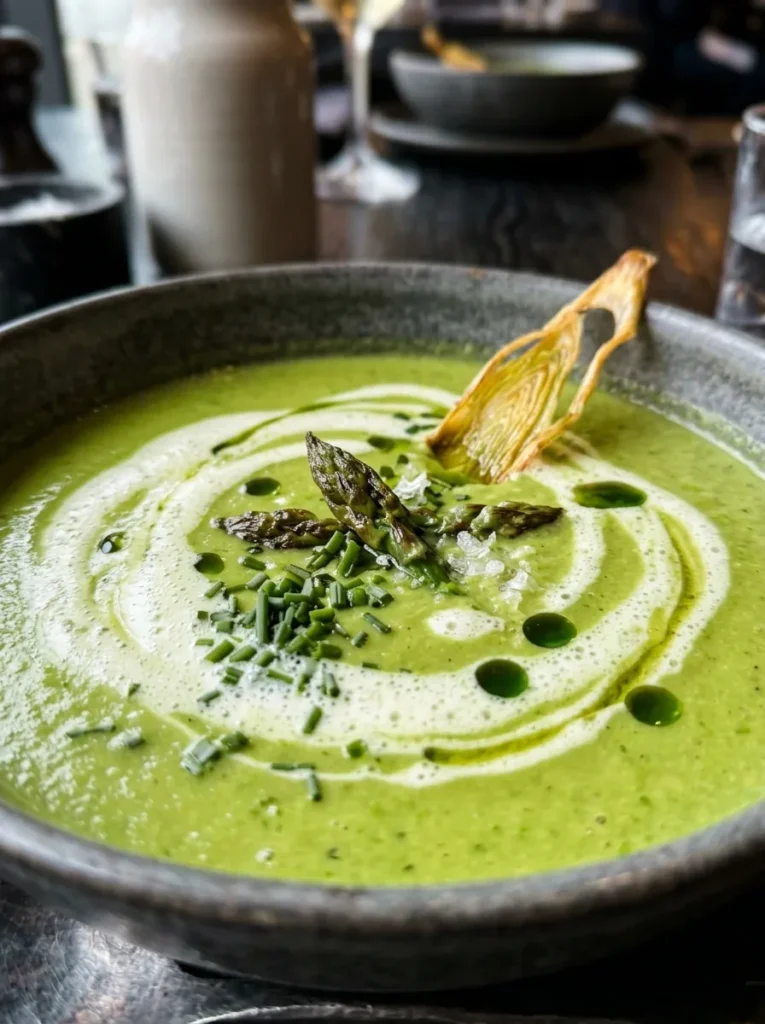 Easy Creamy Asparagus Soup Wait Leek Infusion