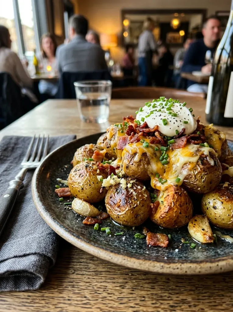 Easy Garlic Roasted Baby Potatoes Wait Loaded