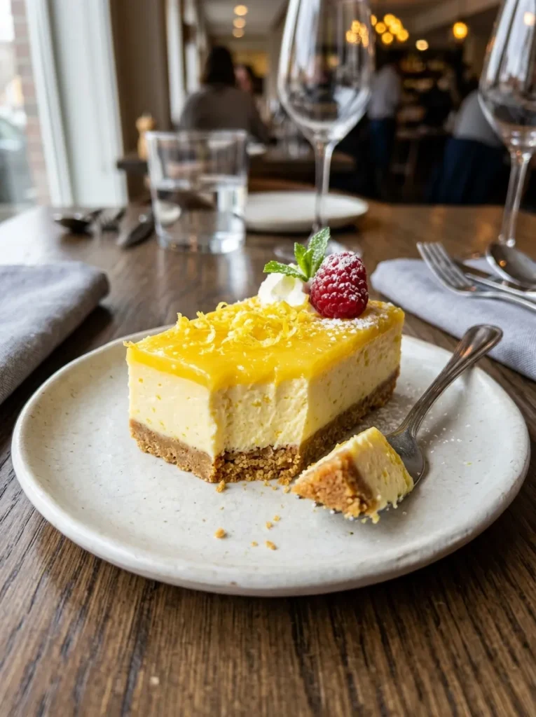 Easy No Bake Lemon Cheesecake Bars With Extra Tart