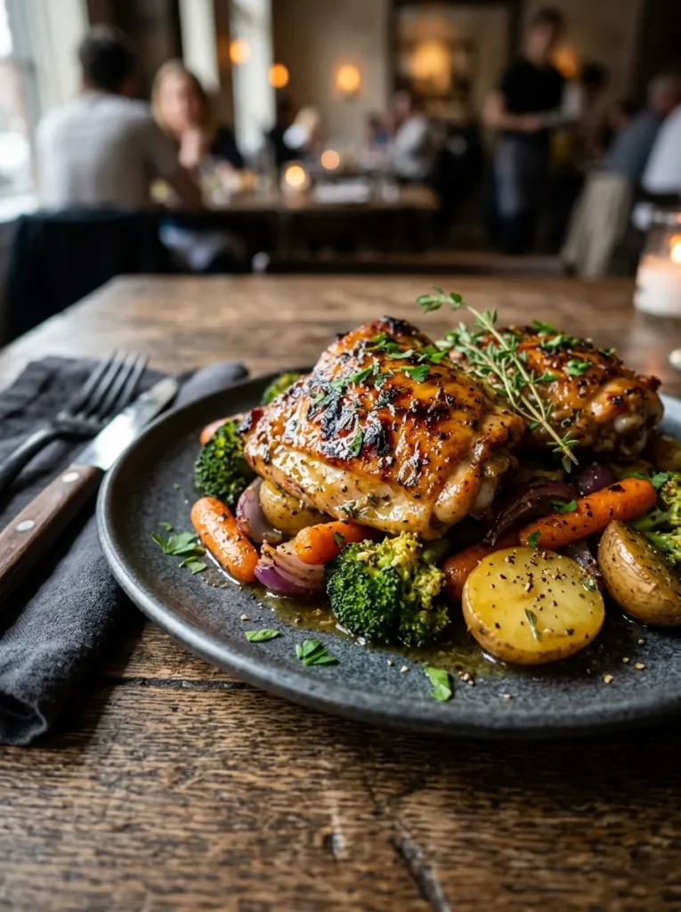 Easy One Pan Chicken And Veggies Wait Honey Mustard