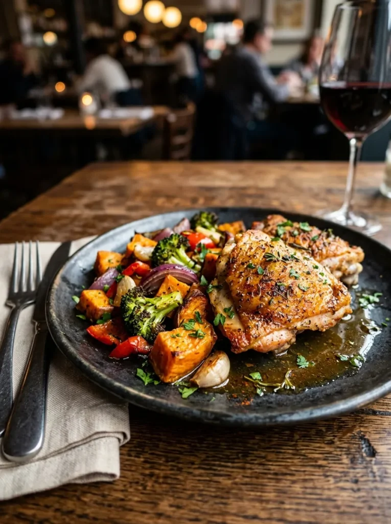 Easy One Pan Chicken And Veggies Wait Sweet Potato Mix