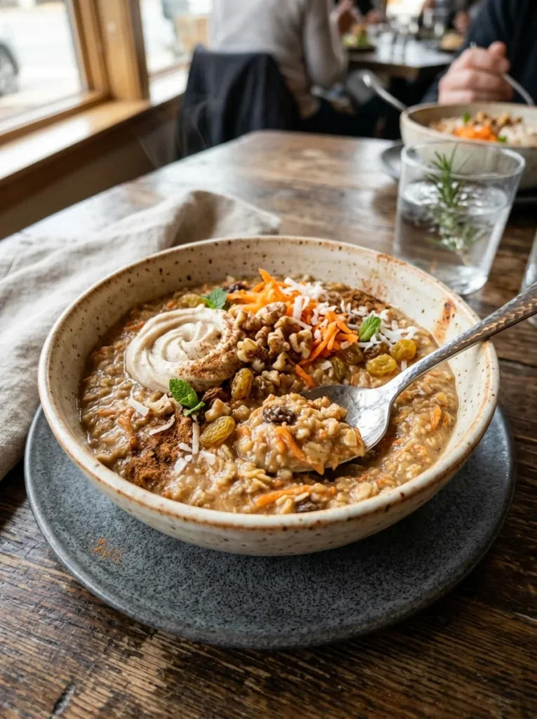 Easy Vegan Carrot Cake Oatmeal With Instant Pot