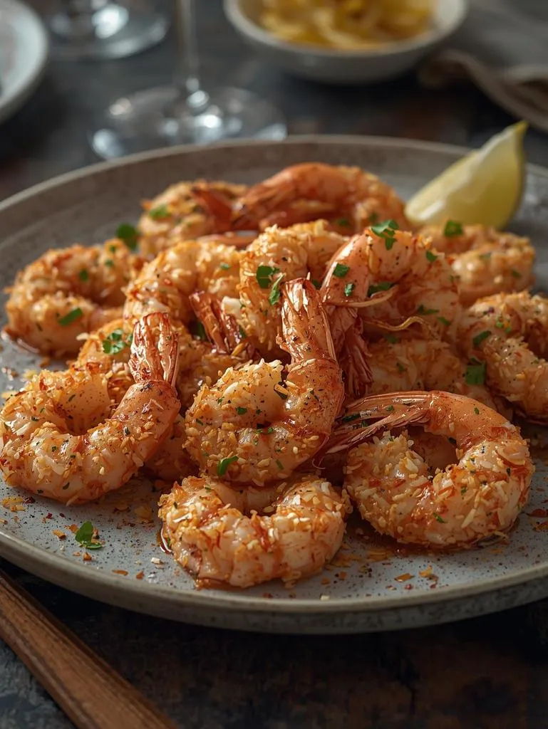 Everything Bagel Coconut Shrimp