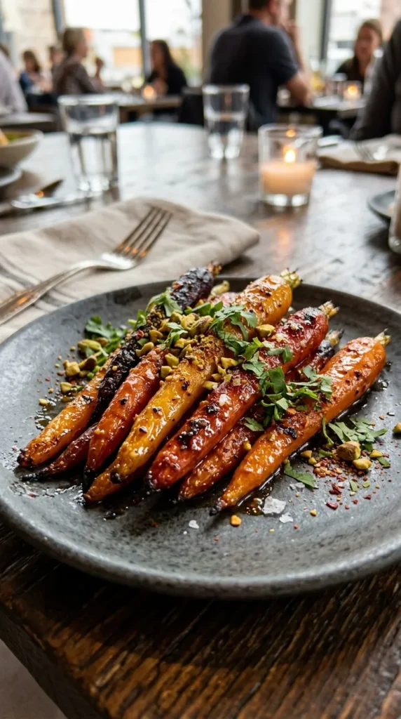 Harissa Honey Glazed Carrots