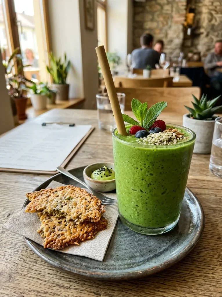 Healthy Earth Day Green Smoothies With Keto Crisp