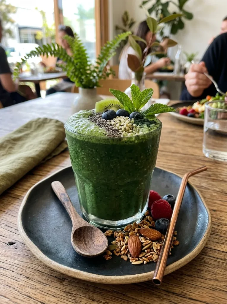 Healthy Earth Day Green Smoothies With Spirulina Sea