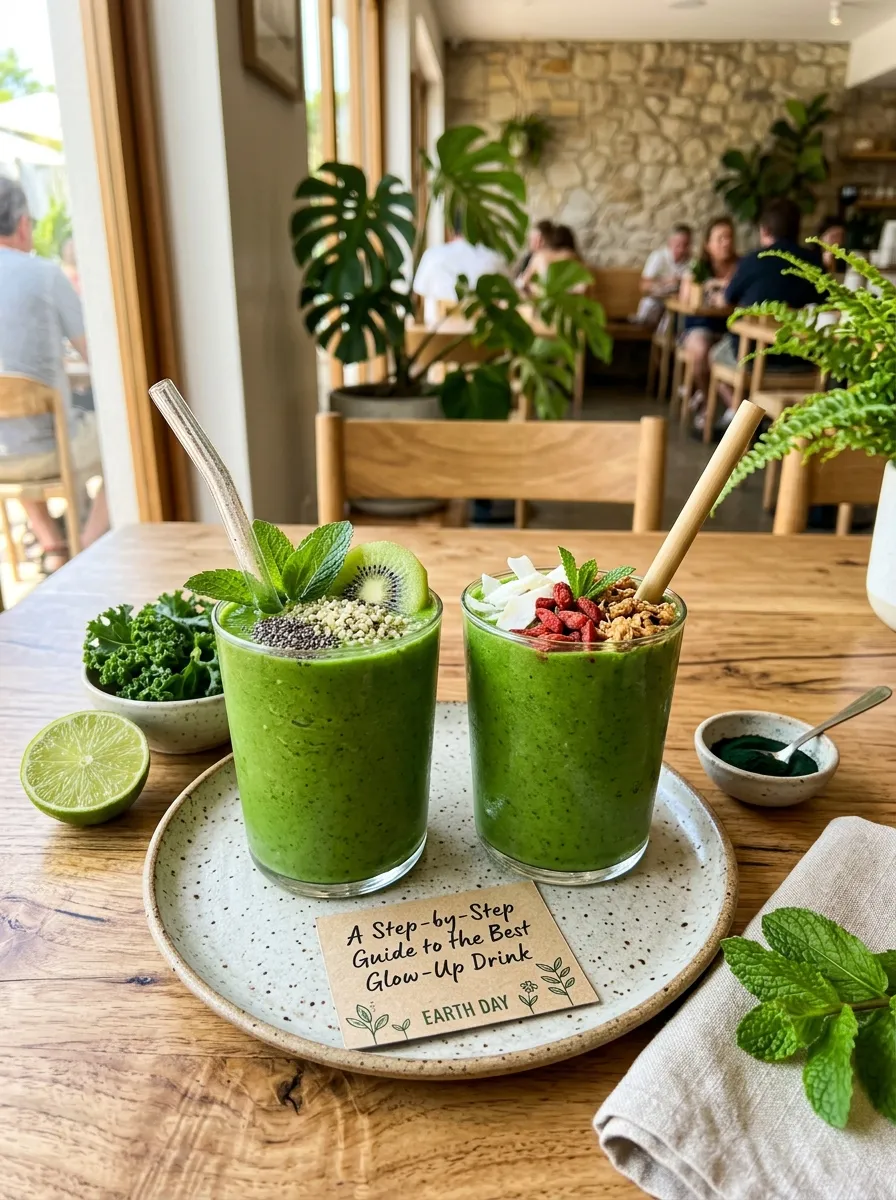 Healthy Earth Day Green Smoothies: A Step-by-Step Guide to the Best Glow-Up Drink