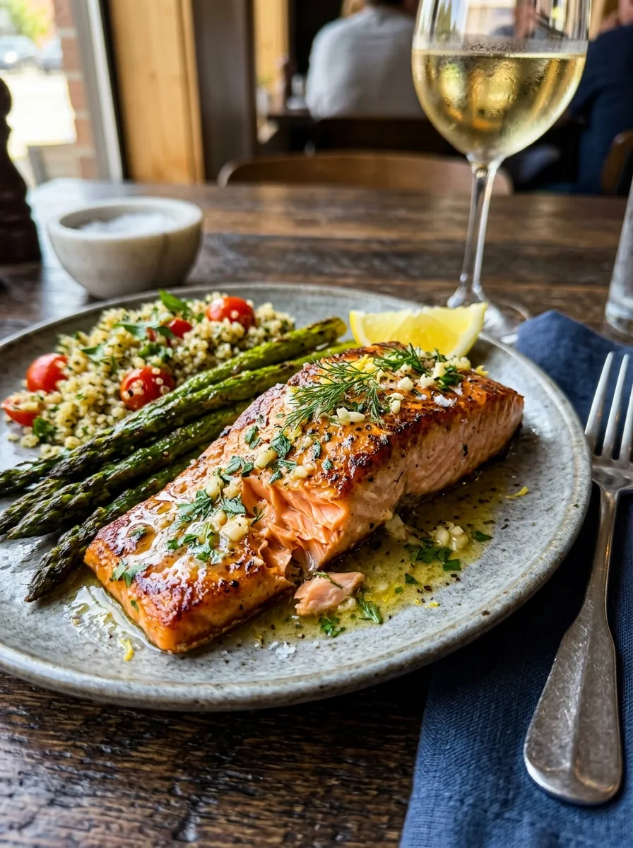 15-Minute Healthy Lemon Garlic Butter Salmon: The Best Easy Weeknight Recipe