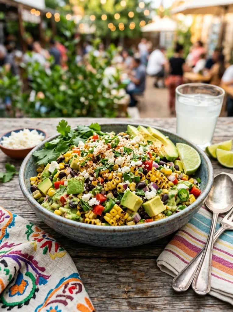 Healthy Mexican Street Corn Salad With Creamy Avocado Healthy Mexican Street Corn Salad Elote