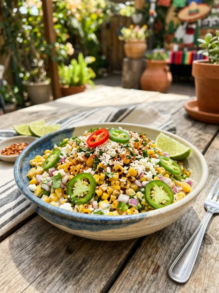 Healthy Mexican Street Corn Salad With Spicy Jalapeno Kick Healthy Mexican Street Corn Salad Elote