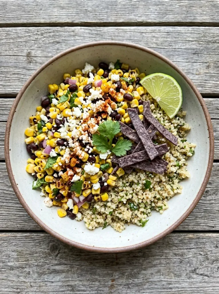 Healthy Mexican Street Corn Salad With Zesty Quinoa Bowl Healthy Mexican Street Corn Salad Elote