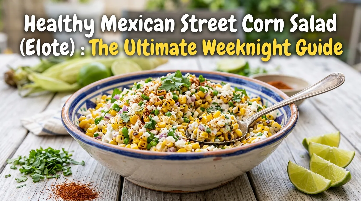 Healthy Mexican Street Corn Salad (Elote) : The Ultimate Weeknight Guide
