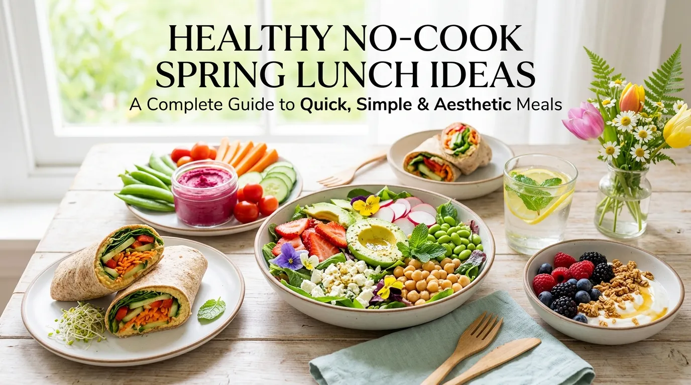 Healthy No-Cook Spring Lunch Ideas: A Complete Guide to Quick, Simple & Aesthetic Meals