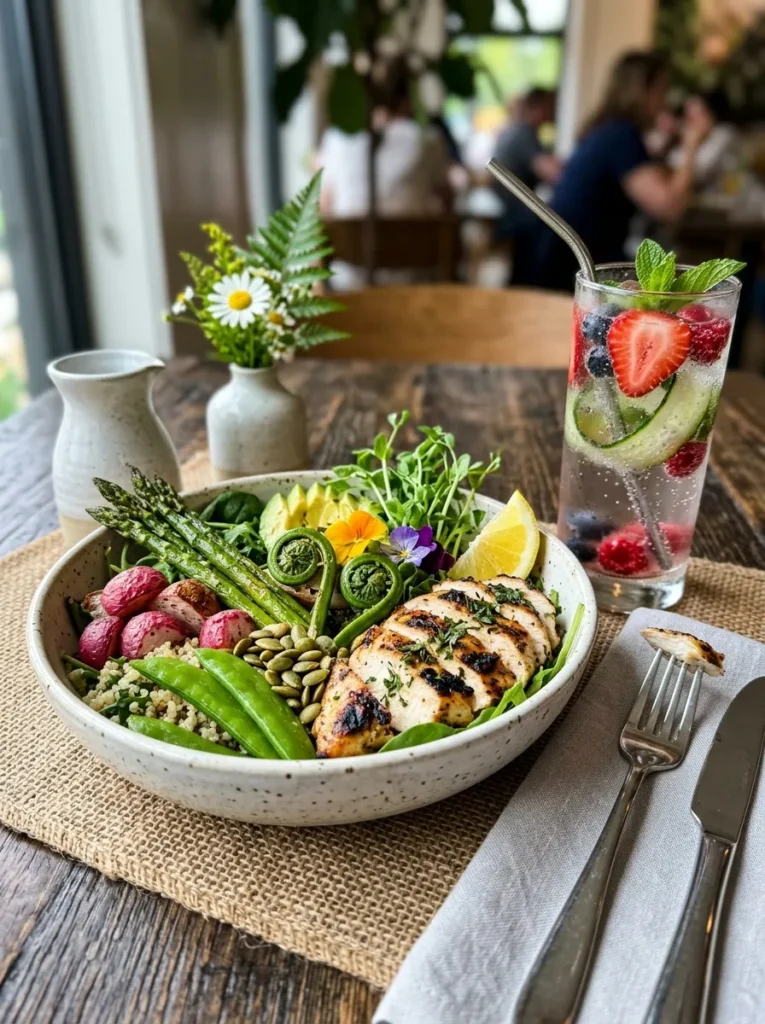 Healthy Paleo Spring Harvest Bowl Wait Fruit Infusion