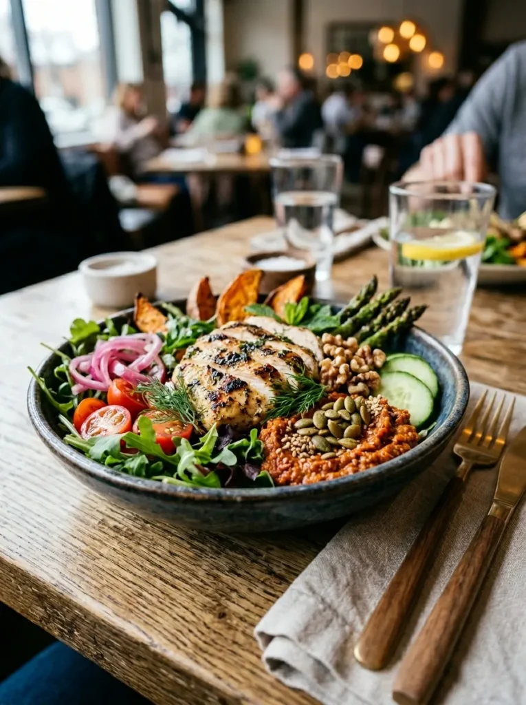 Healthy Paleo Spring Harvest Bowl Wait Mediterranean Style Healthy Paleo Spring Harvest Bowl