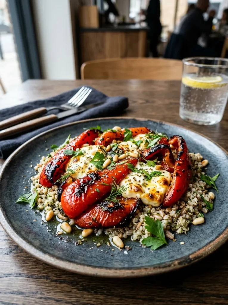Healthy Weeknight With Roasted Red Pepper Feta