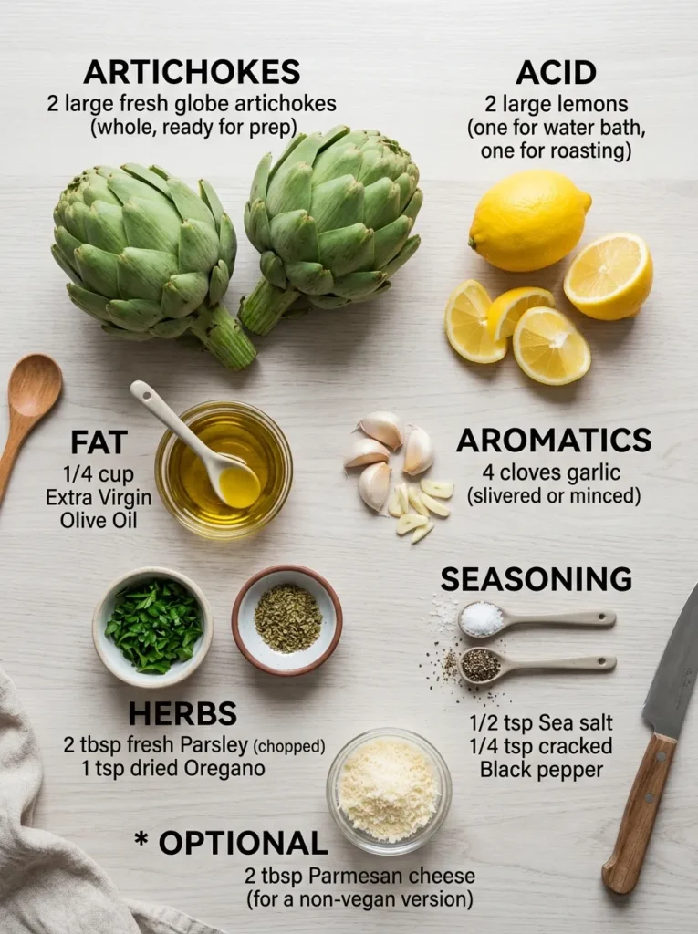 Ingredien Best Italian Style Roasted Artichokes