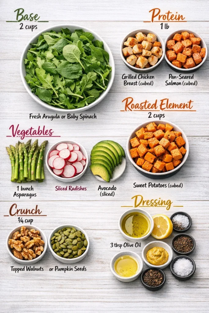 Ingredients Healthy Paleo Spring Harvest Bowl