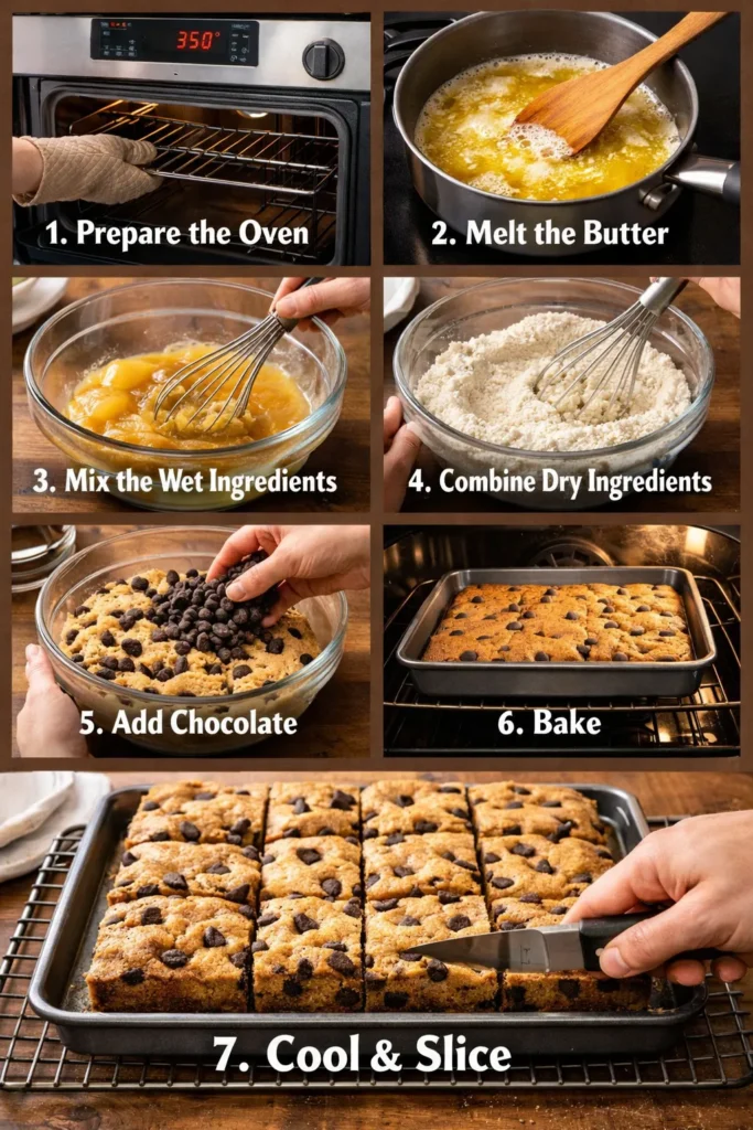 Instructions Easter Mini Egg Brownies