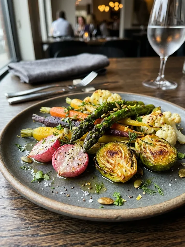 Keto Roasted Spring Vegetable Medley