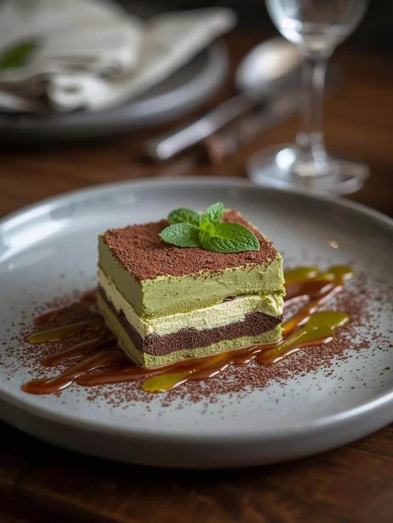Keto   Low Carb Matcha Tiramisu
