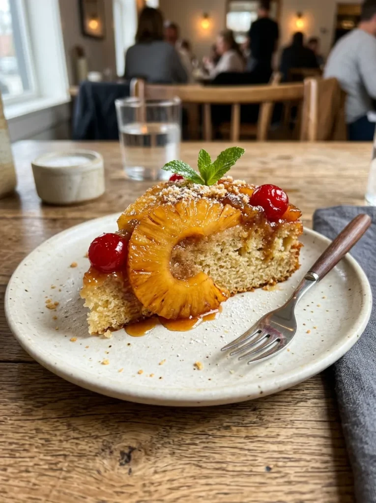 Light Pineapple Upside Down Cake With Gluten Free