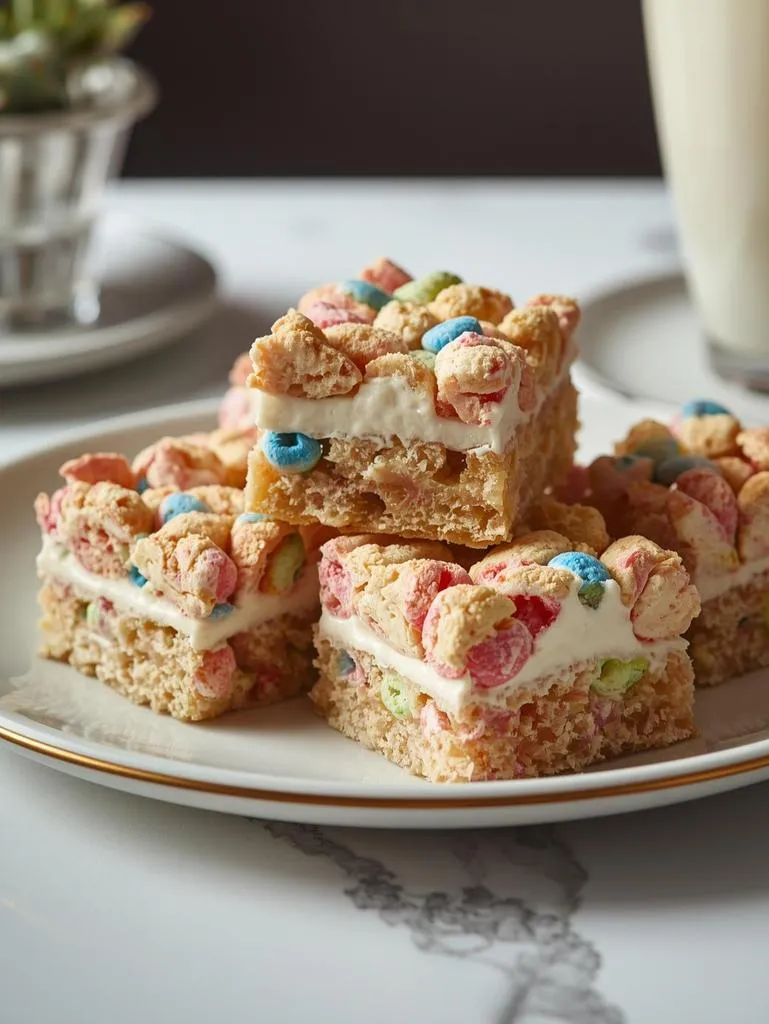 Lucky Charms Milkshake Bars