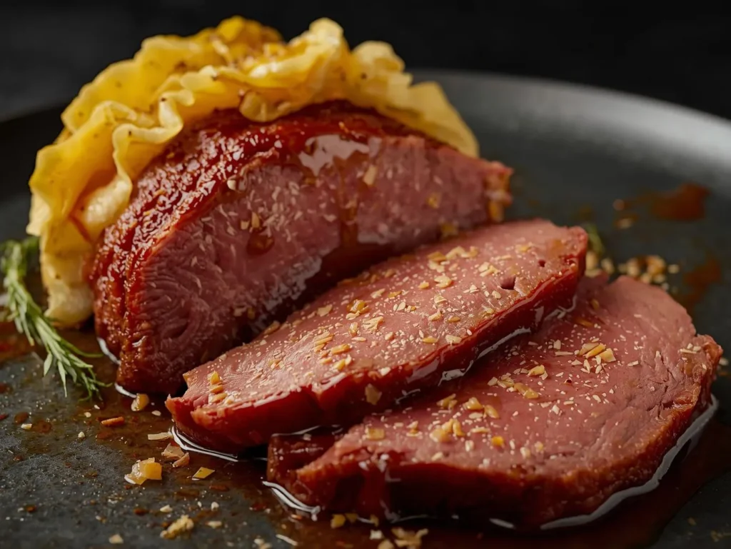 Maple Glazed Corned Beef And Cabbage
