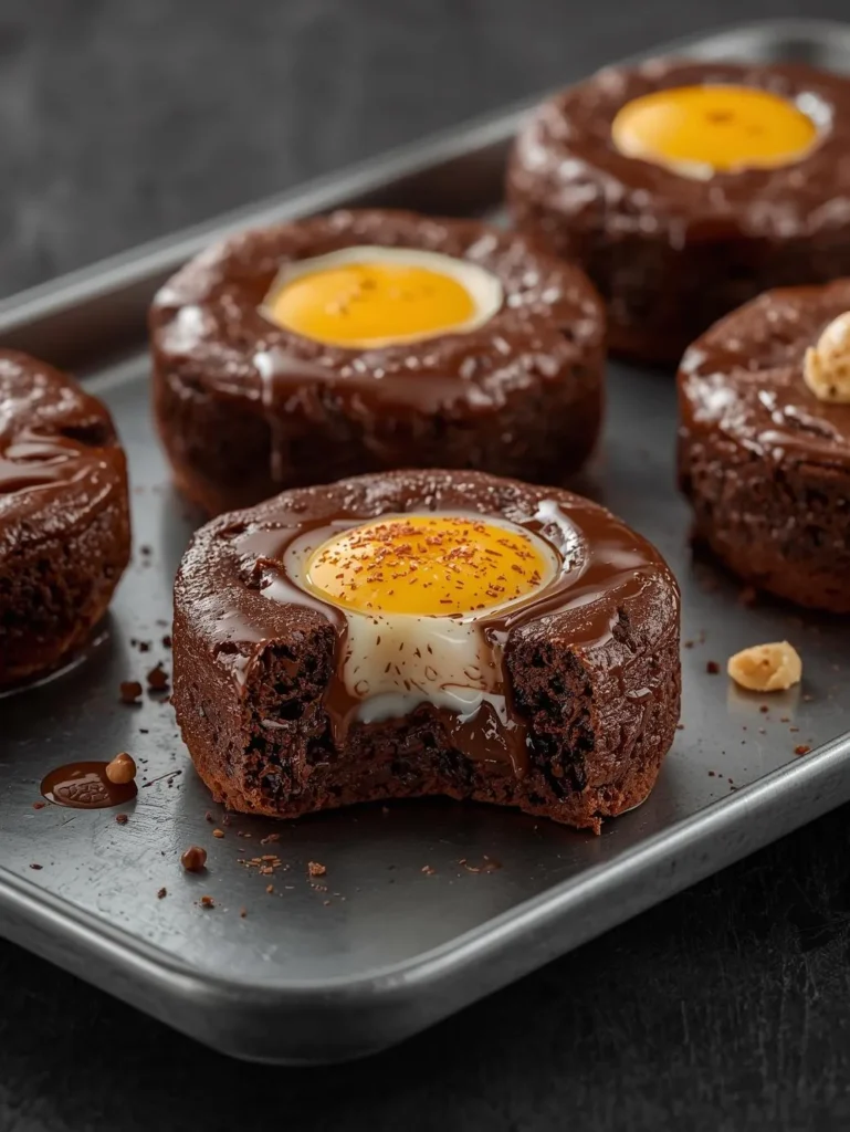Mini Egg Nutella Brownies