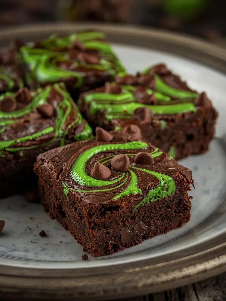 Mint Chocolate Chip Brownies Mint Chocolate Brownies